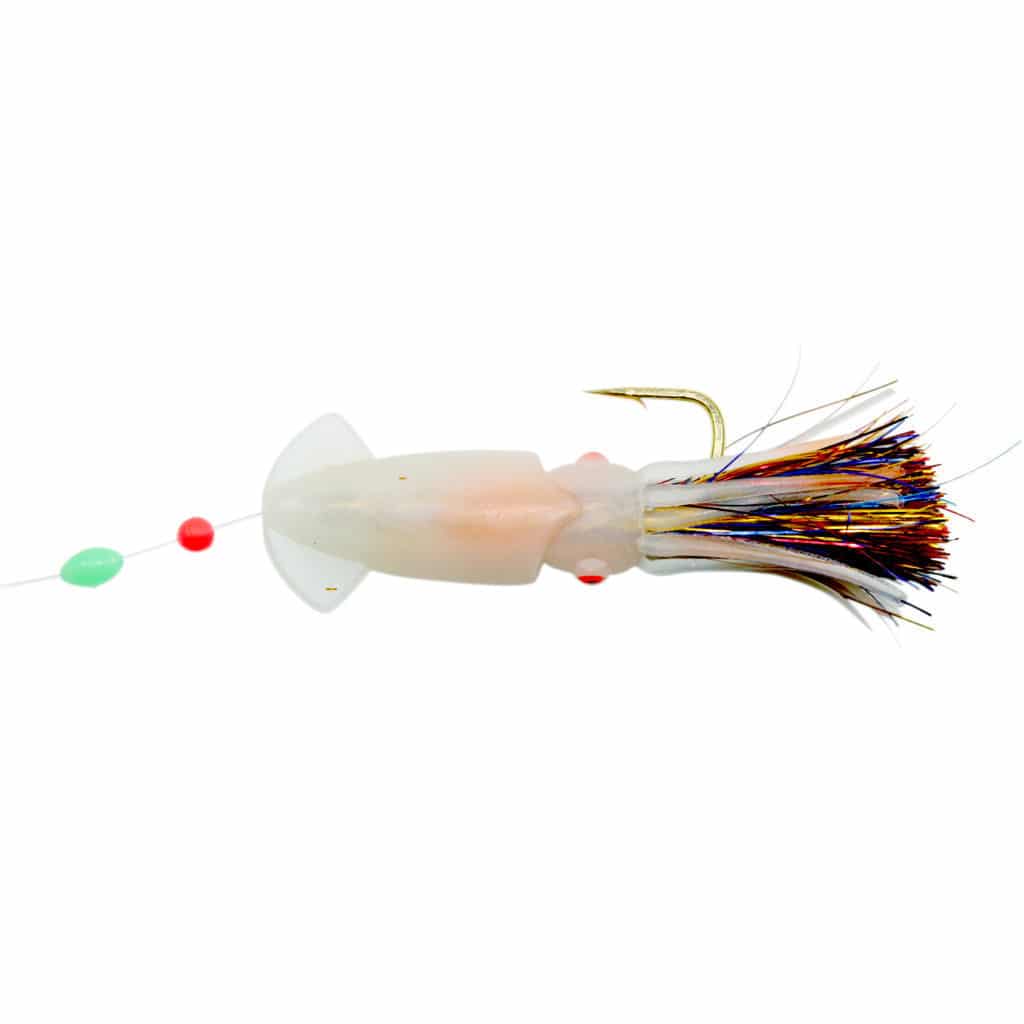 Готовая оснастка Ahi USA 3.5" Rock Cod Squid Rigs - Glow
