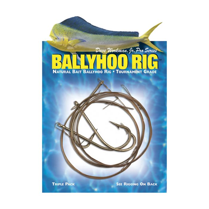 Готовая оснастка Boone Bait Ballyhoo Rigs - 3-Pack - 6/0