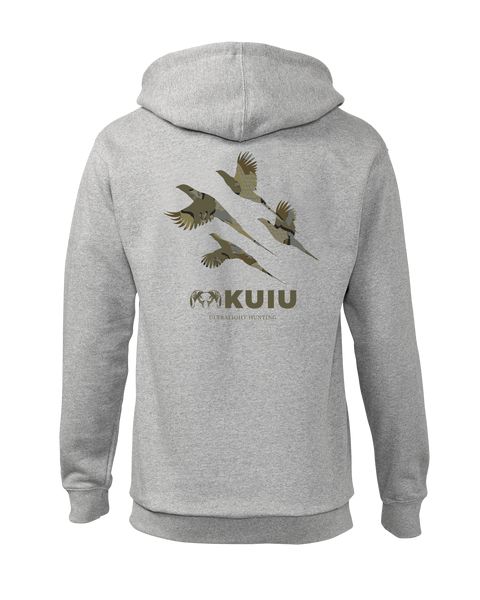 Рыболовная рубашка KUIU Valo Upland Hoodie | Heather Grey