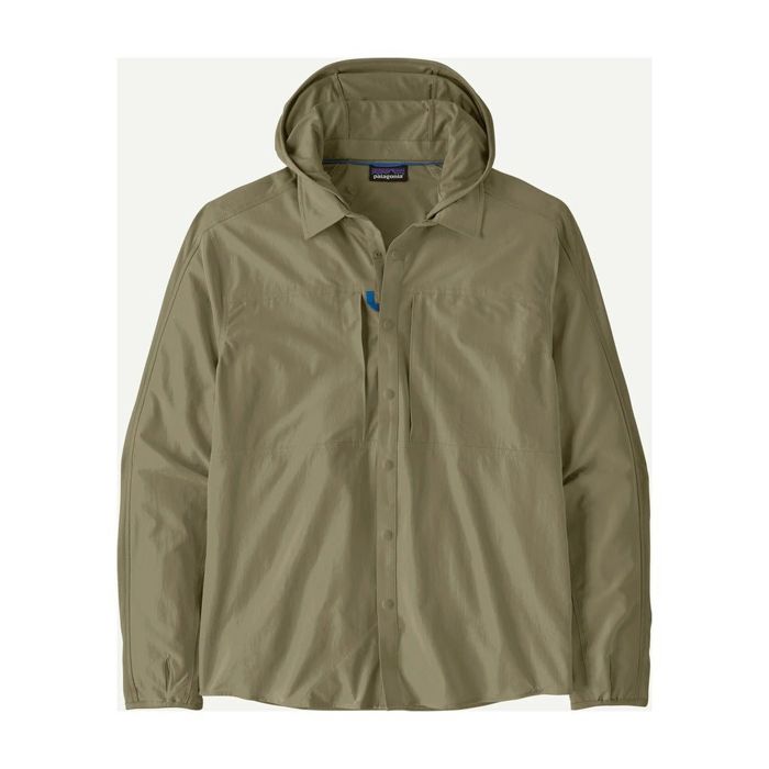 Рыболовная рубашка Patagonia - Men's River Rambler Hybrid Sun Hoody - River Rock Green