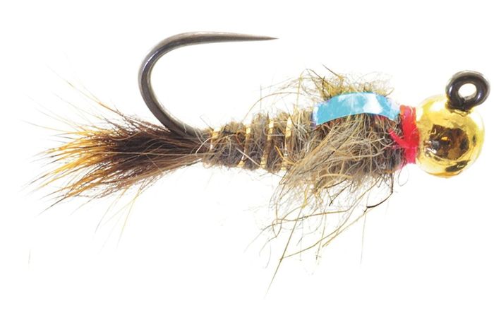 Зимняя приманка Umpqua Tungsten Jigged Hares Ear Fly