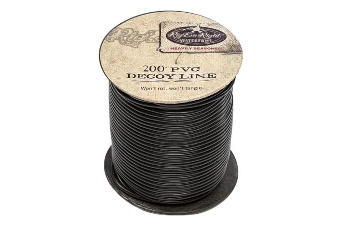 Чучело Rig'Em Right PVC Decoy Line 200' Spool- Black