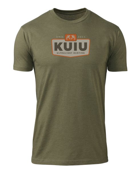 Рыболовная рубашка KUIU Patch T-Shirt | Military Green