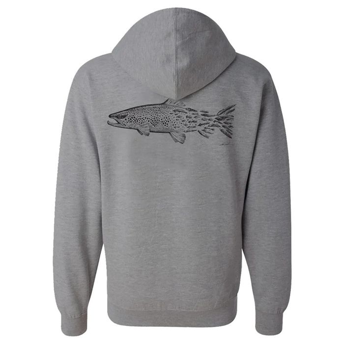 Рыболовная рубашка Rep Your Water Brown Snacks Eco-Hoody - Medium