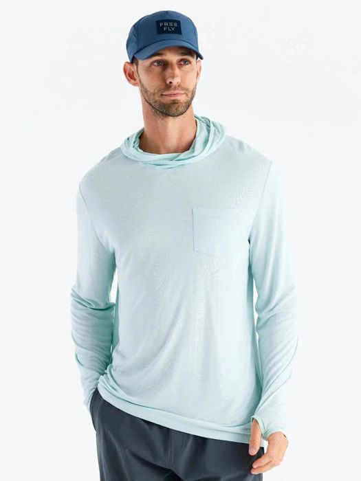 Рыболовная рубашка Free Fly Apparel Free Fly Lightweight Bamboo Hoodie