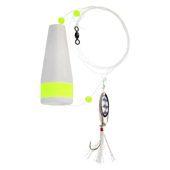 Готовая оснастка Eagle Claw Lazer Sharp Snapper Popper Rig with Spoon and Tinsle