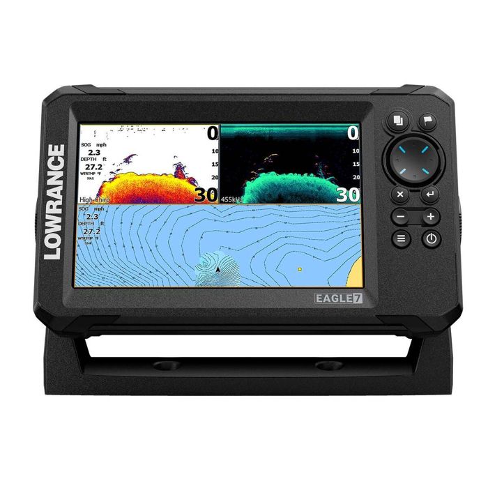 Эхолот Lowrance Eagle 7 SplitShot Fish Finder with Suncover and HD Transducer