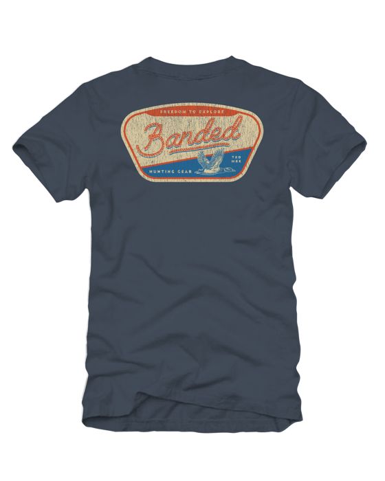 Рыболовная рубашка Banded Vintage Braided Short Sleeve T-Shirt