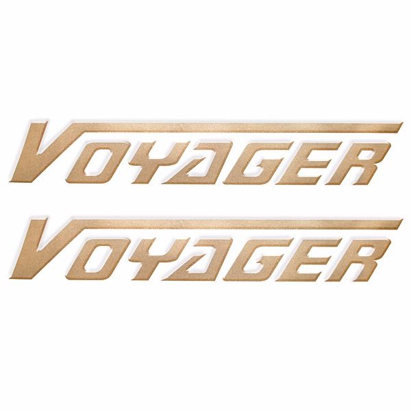 Наклейка для лодки Misty Harbor Boats Misty Harbor Pontoons Boat Decals | Voyager Gold Lo