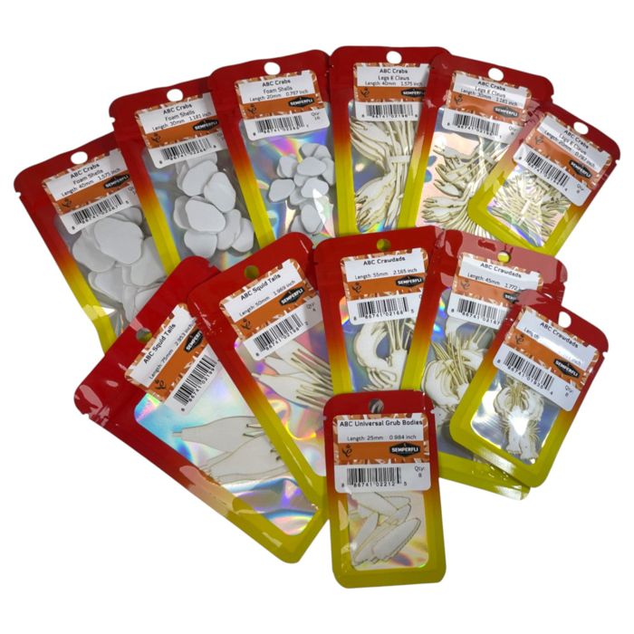Набор нахлыстовых мушек J. Stockard Fly Fishing ABC Saltwater Standard Kit