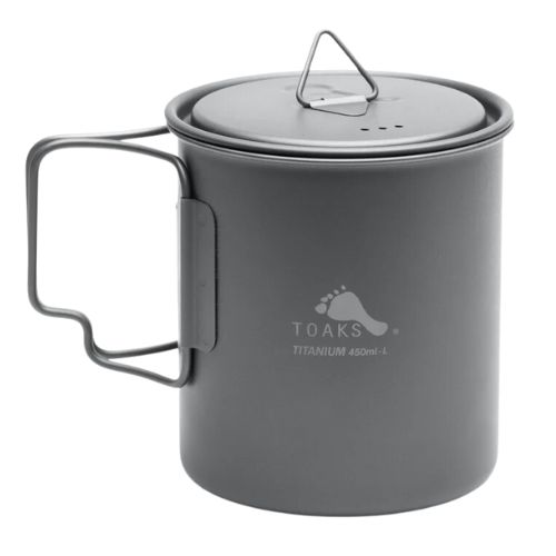 Походная посуда Titanium 450ml Cup w/Lid (Ultralight Version) by TOAKS
