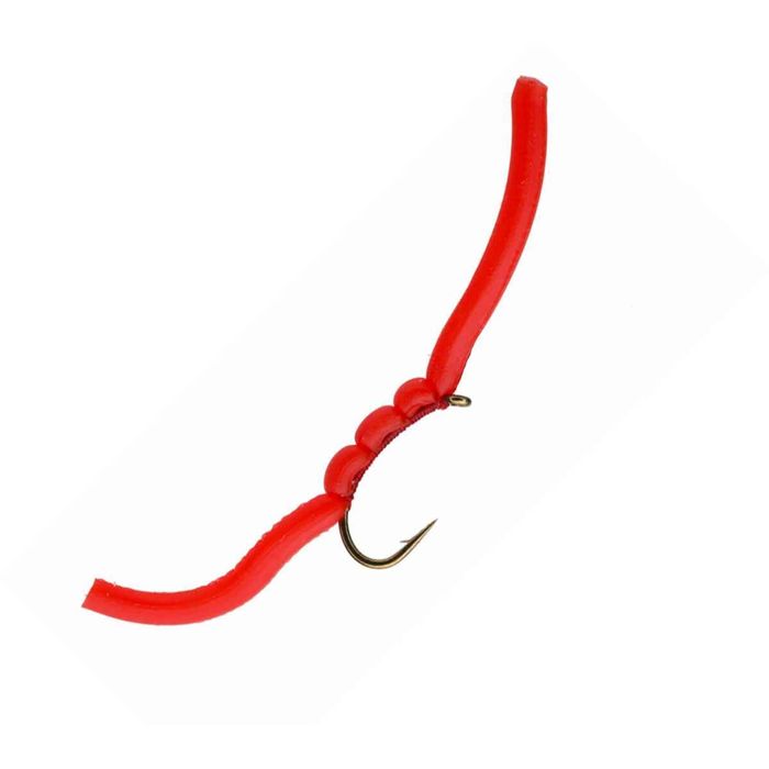 Мушки RoundRocks Wiggler Worm Fly - 6 Pack