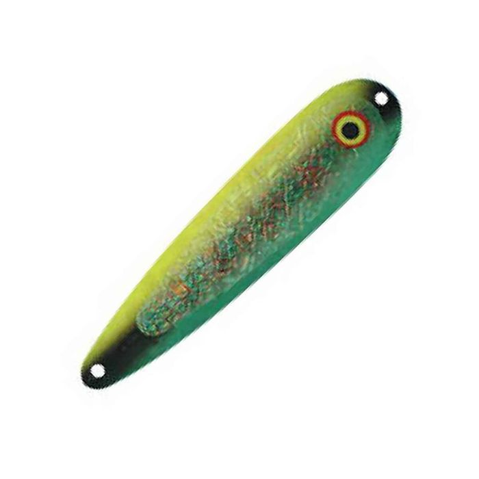 Морская приманка Wolverine Tackle Silver Streak Magnum Trolling Spoon - Black Fin Tuna, 5/