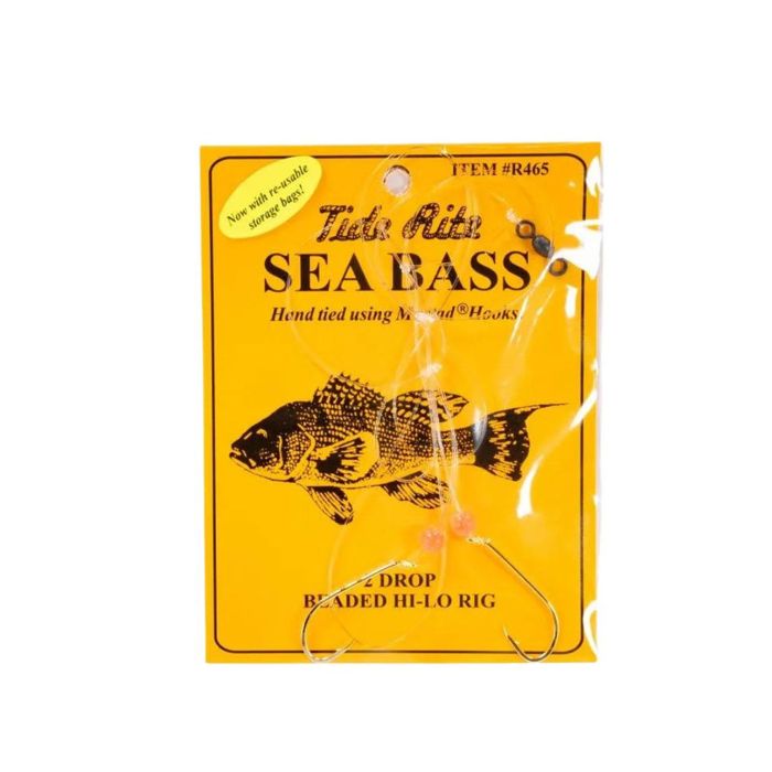 Готовая оснастка Tide Rite R465 Series Sea Bass 2-Drop Beaded Hi-Lo Rigs
