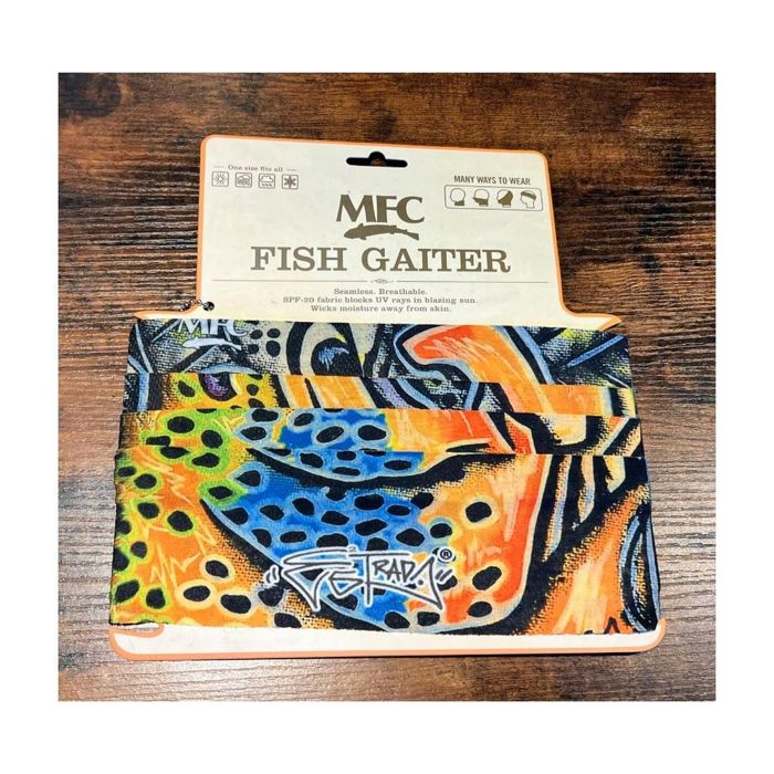 Головной убор MFC Fish Gaiter - Estrada's Brown Trout Graffiti