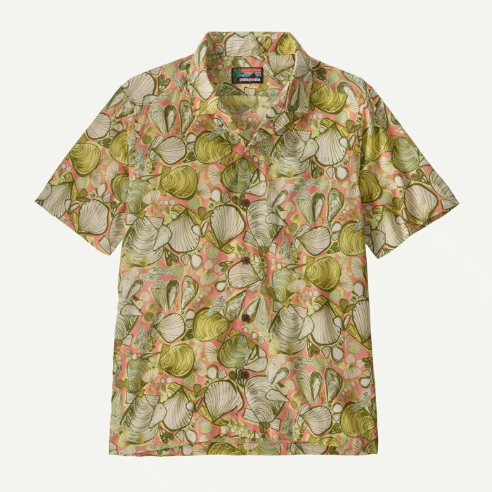 Рыболовная рубашка Patagonia Tidal Threads Shirt ~ Shelly Shelly Mellow Melon
