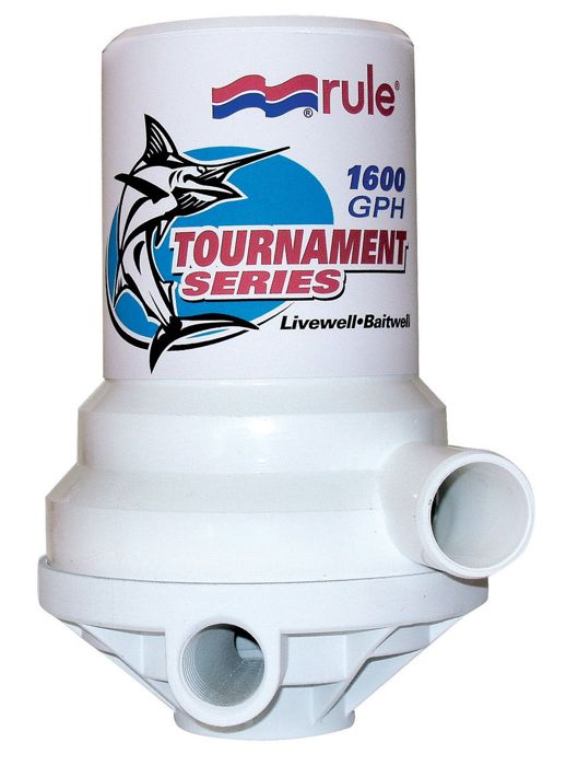 Термобокс RULE 1600 GPH Tournament Series Livewell Pump