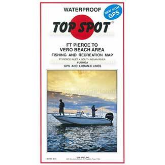 Походная посуда TOP SPOT, INC. Top Spot N-216 Ft Pierce To Vero Beach Area Chart