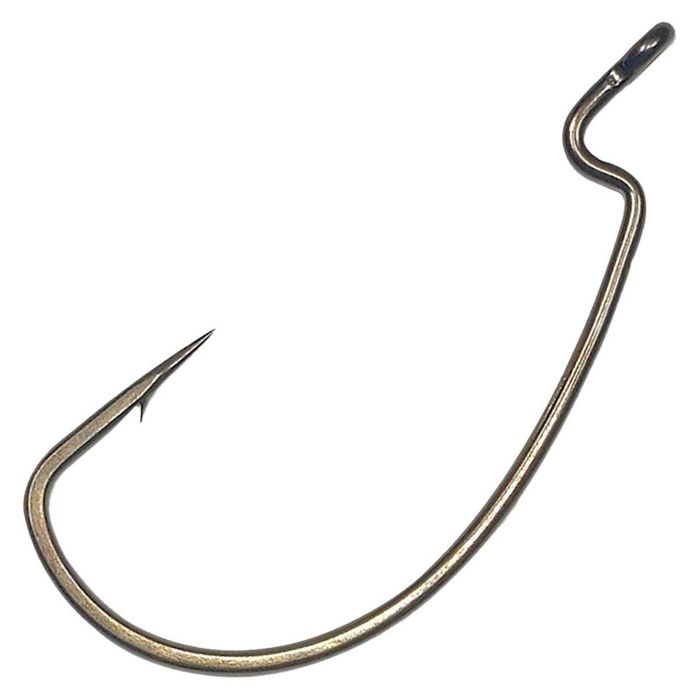 Крючок Gamakatsu Worm Hook EWG Superline - Black, Size 6/0, 3pk