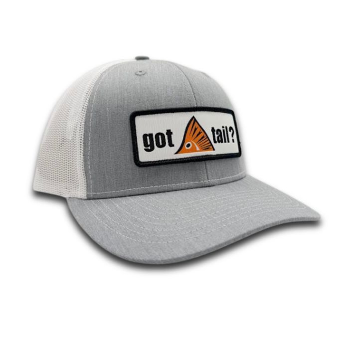 Головной убор Got Tail Heather Grey and White Cap - Got Tail Patch