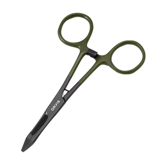 Аксессуар нахлыстовика Orvis Flow Scissor Forceps - Black Olive, 5-1/2in
