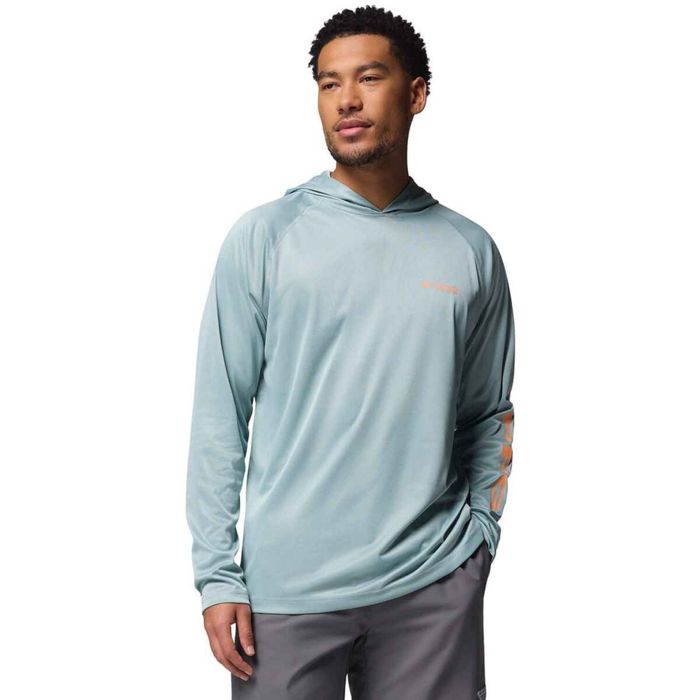 Рыболовная рубашка Columbia Men's PFG Terminal Tackle Hooded Long Sleeve Fishing Shirt