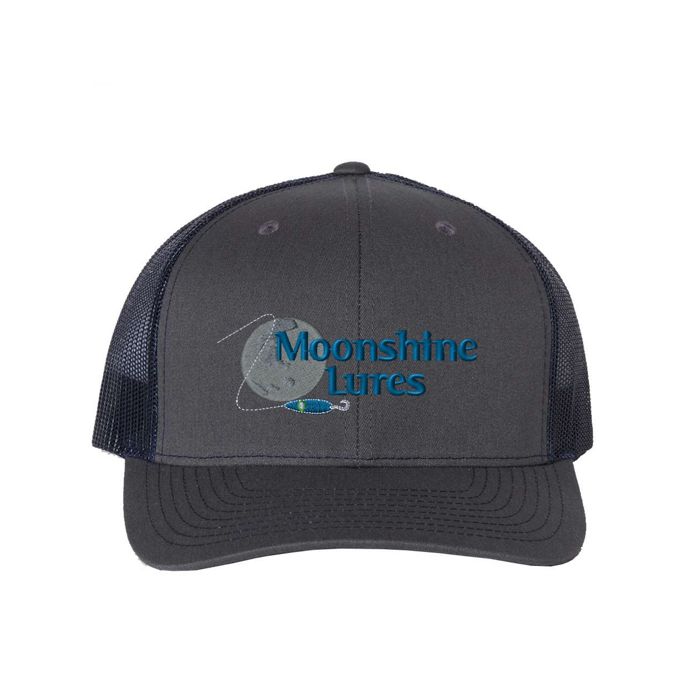 Головной убор Moonshine Lures Moonshine Charcoal/Navy Trucker Snapback