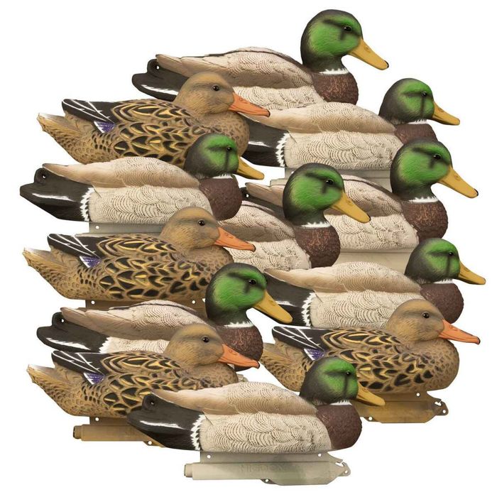 Чучела Higdon Standard Mallard, набор 12 шт.