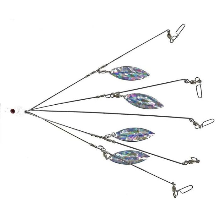 Крючки Georgia Blade A-Rig 6" 4 Hologram Blades 5-Wire 5-Hook