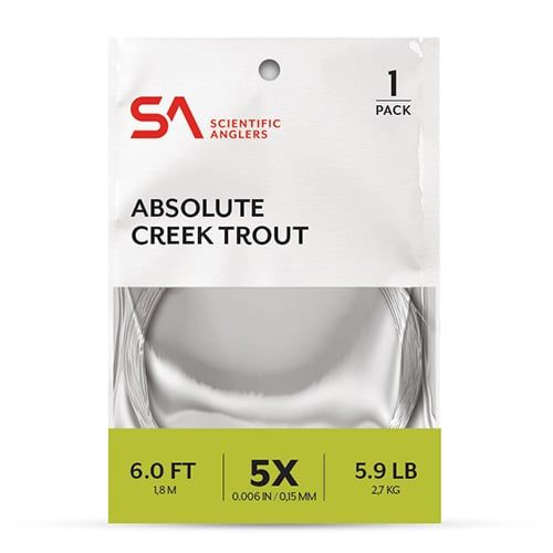 Поводковый материал Scientific Anglers Absolute Creek Trout Leader 6'