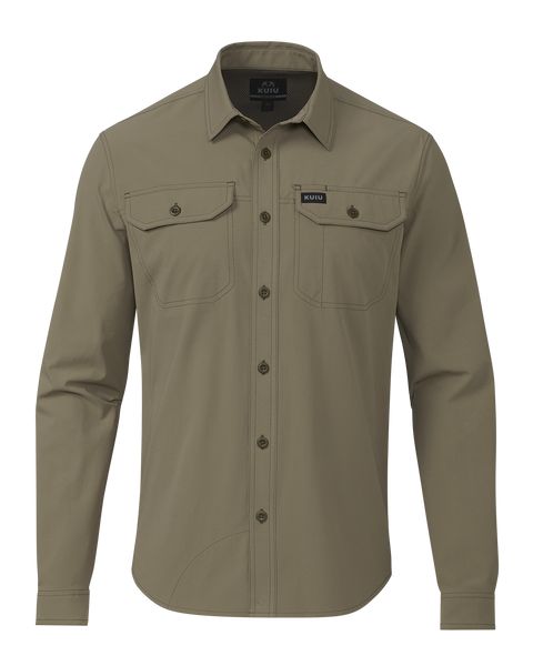 Рыболовная рубашка KUIU Gauge LS Work Shirt | Khaki