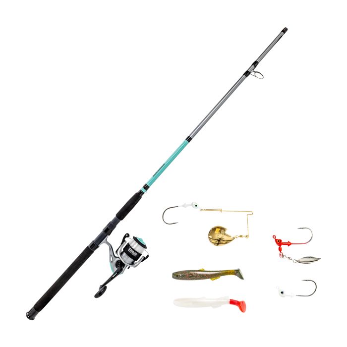 Комплект удилище + катушка Zebco Ready Tackle Surf/Pier Spinning Combo