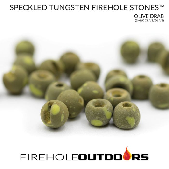 Грузила J. Stockard Fly Fishing Round Speckled Tungsten Beads
