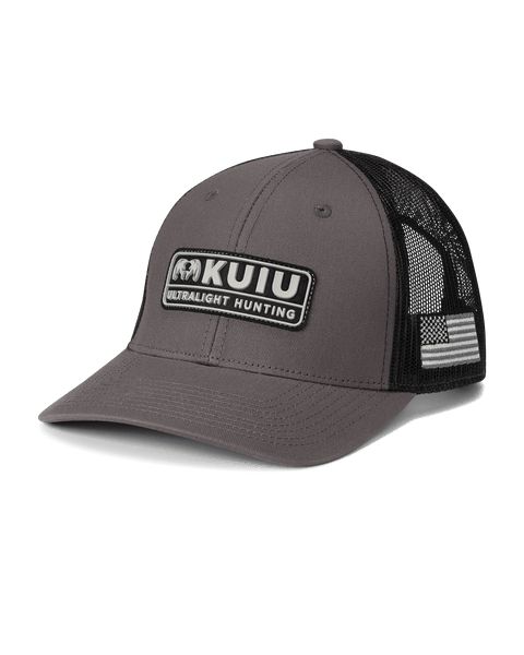 Головной убор KUIU Ultralight Hunting Patch Hat | Charcoal/Black