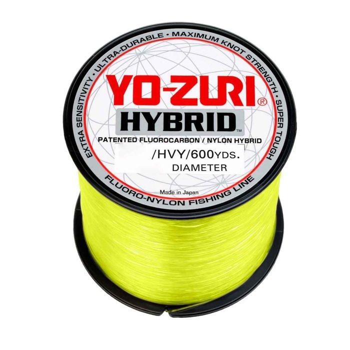 Монофильная леска Yo Zuri Yo-Zuri Hybrid High Visibility Copolymer Fishing Line - 12lb, Ye