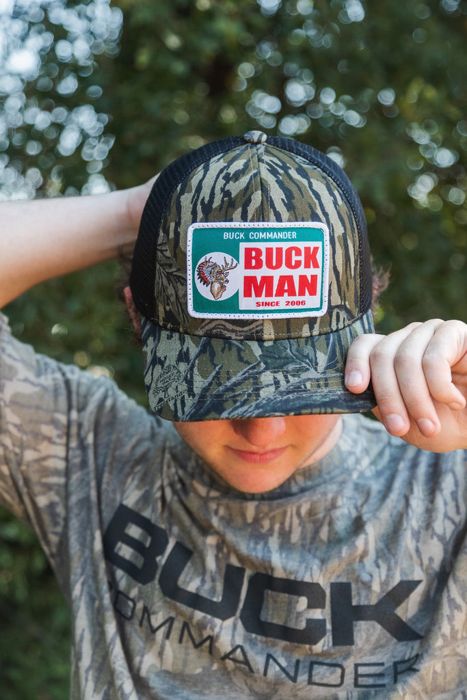 Охотничий камуфляж Buck Commander Mossy Oak Treestand Buckman Patch Hat
