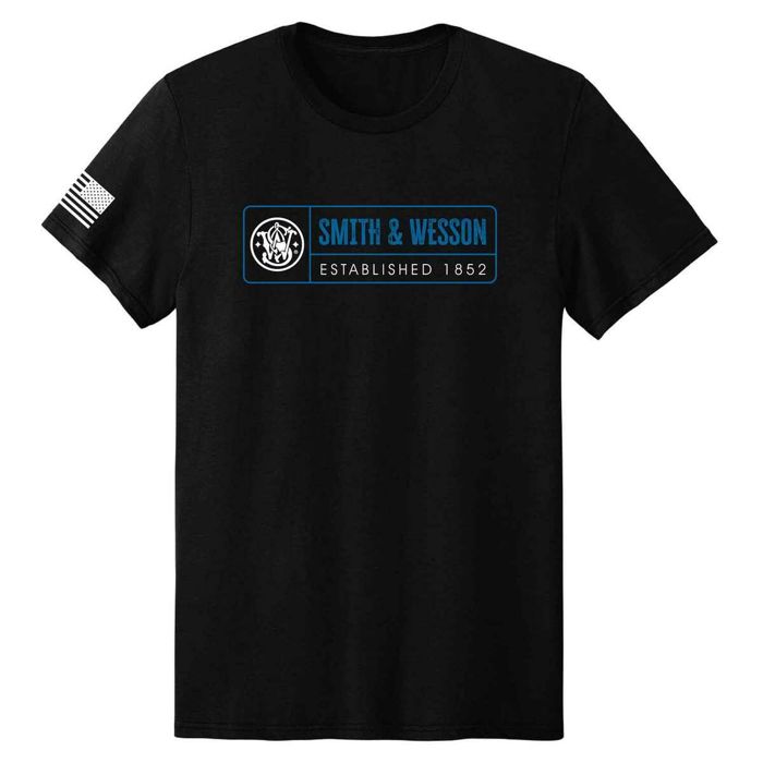 Рыболовная рубашка Smith & Wesson Men's Rectangle Sign Short Sleeve Casual Shirt