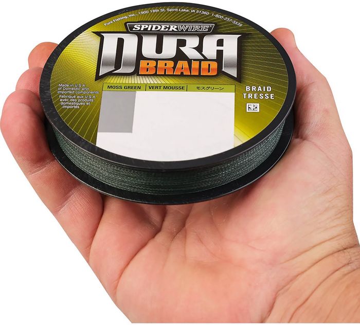 Плетёный шнур Spiderwire DuraBraid 150 yd Fishing Line Moss Green