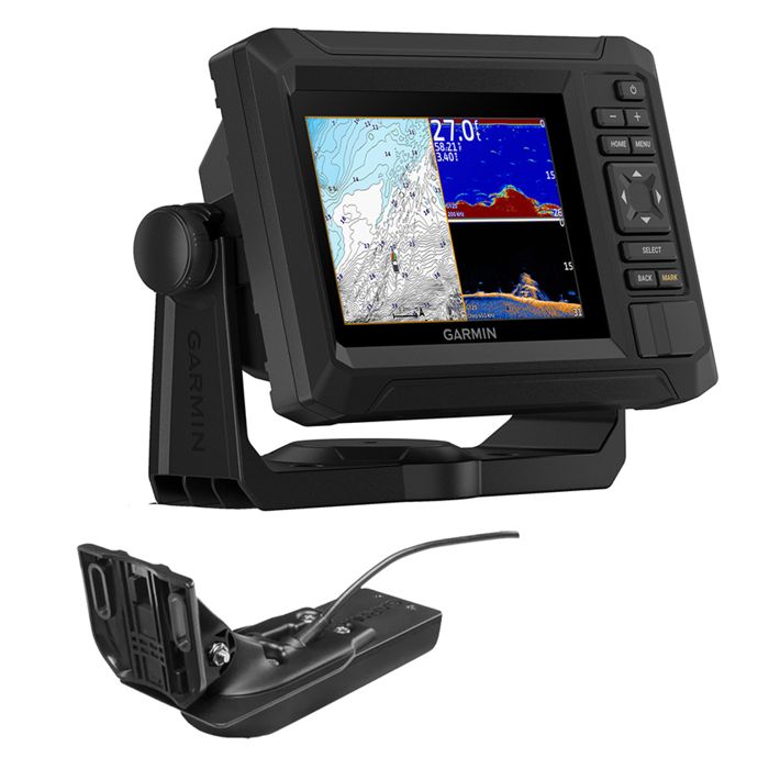 Картплоттер Garmin ECHOMAP UHD2 54CV 5" Chartplotter/Fishfinder with US Coastal Maps and G