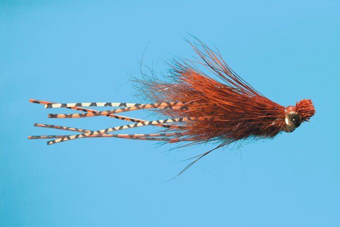Мушки Solitude Fly Crazy DAD Crawfish Streamer - Pumpkin
