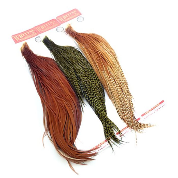 Перо для вязания мушек J. Stockard Fly Fishing Dry Fly 1/2 Cape - bronze