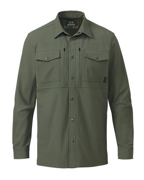 Рубашка-куртка KUIU Outlet Tour Shirt Jacket | Dark Sage