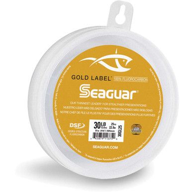 Флюорокарбоновый поводок Seaguar Gold Label 30 lb, 25 ярдов