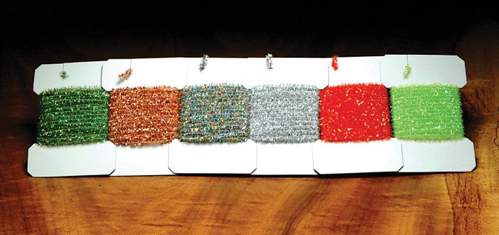 Материал для вязания мушек Hareline Dubbin Krystal Pearl Chenille