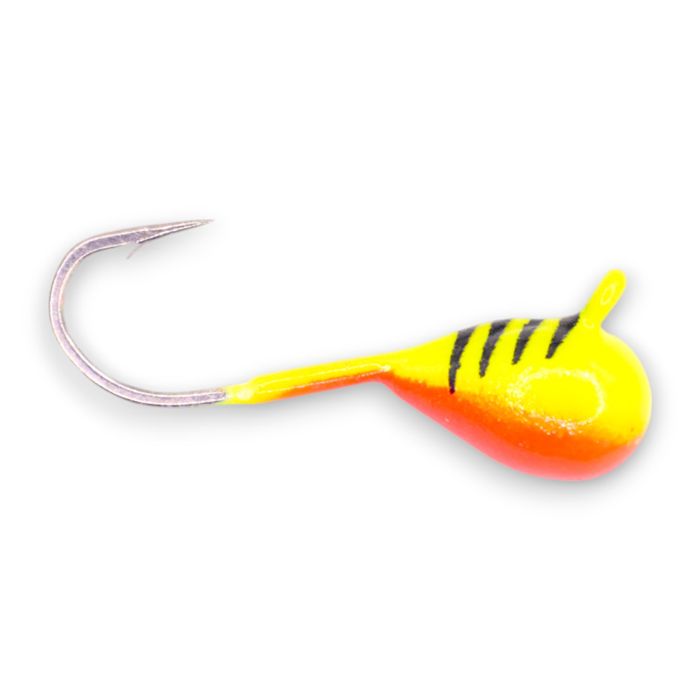 Зимняя приманка Kenders Outdoors CHARTREUSE TIGER BRIGHT UV TUNGSTEN JIG