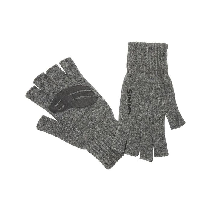 Перчатки Simms Wool Half-Finger Mitt - Steel / L/XL