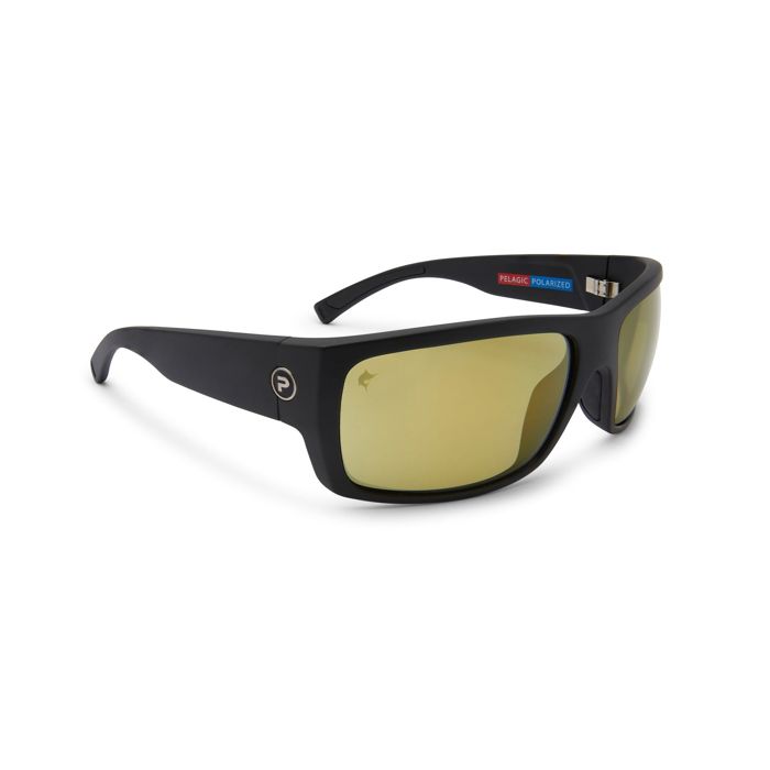 Поляризационные очки Fish Whistle - Polarized Mineral Glass - Matte Black / Gold / OS
