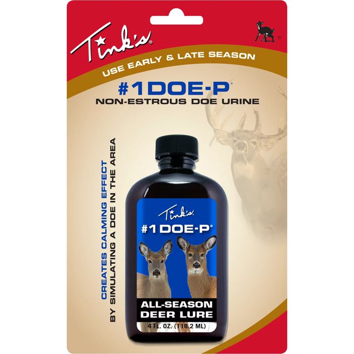 Аттрактант для охоты на оленя Tink's #1 Doe-P 4 oz. Deer Lure