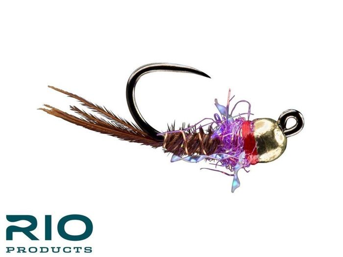 Материал для вязания мушек RIO Flies French Dip - Gold Bead/Purple