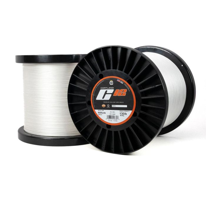 Плетёный шнур Cortland C12 Hollow-Core Super Braid Fishing Line (3500 yd Spools)